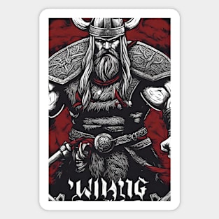 Norse Valor Viking Warrior Scandinavian Magnet